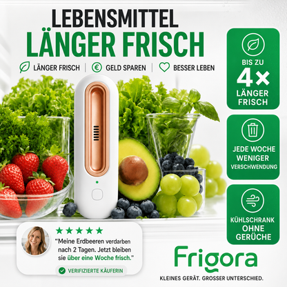 Frigora™ – So bleiben Lebensmittel 4x länger frisch