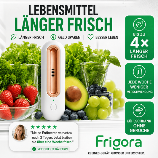 Frigora™ – So bleiben Lebensmittel 4x länger frisch
