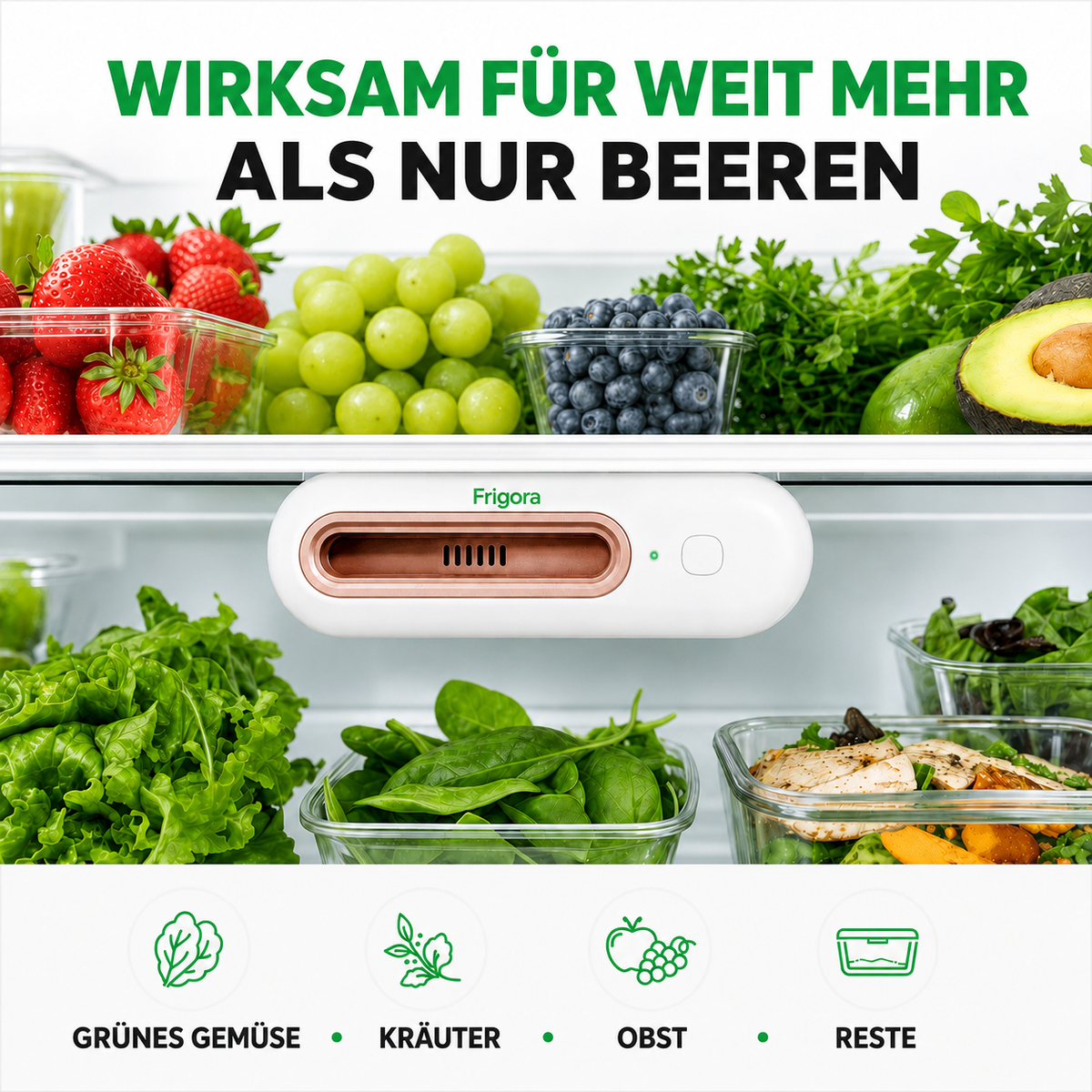 Frigora™ – So bleiben Lebensmittel 4x länger frisch